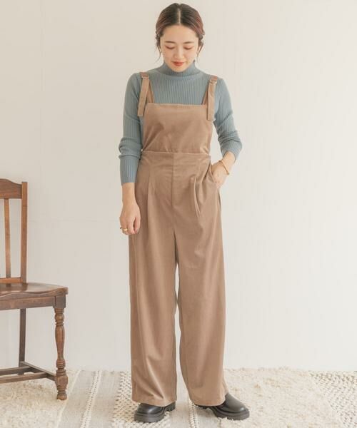 URBAN RESEARCH ITEMS / アーバンリサーチ アイテムズ サロペット・オールインワン | ベロアコールサロペット | 詳細26