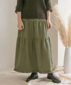 URBAN RESEARCH ITEMS / アーバンリサーチ アイテムズ スカート | ティアードフリンジスカート