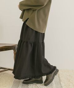 URBAN RESEARCH ITEMS / アーバンリサーチ アイテムズ スカート | ティアードフリンジスカート
