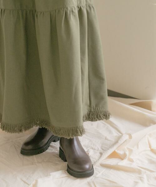 URBAN RESEARCH ITEMS / アーバンリサーチ アイテムズ スカート | ティアードフリンジスカート | 詳細4