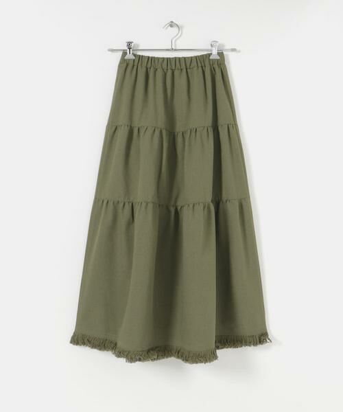 URBAN RESEARCH ITEMS / アーバンリサーチ アイテムズ スカート | ティアードフリンジスカート | 詳細7