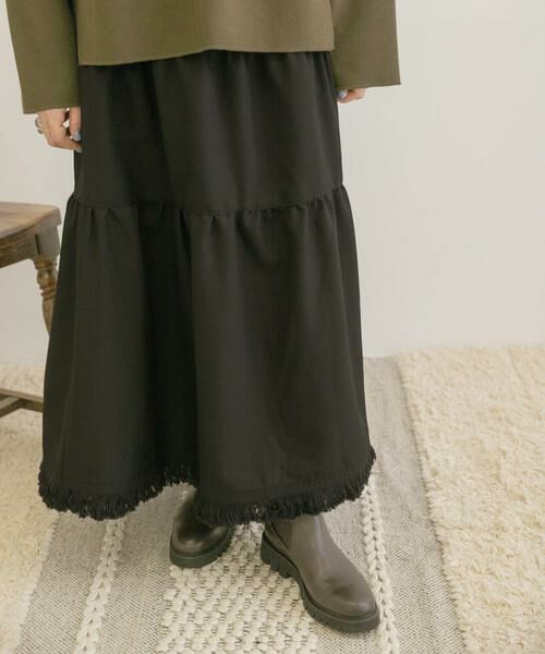 URBAN RESEARCH ITEMS / アーバンリサーチ アイテムズ スカート | ティアードフリンジスカート | 詳細11