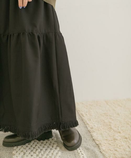 URBAN RESEARCH ITEMS / アーバンリサーチ アイテムズ スカート | ティアードフリンジスカート | 詳細12