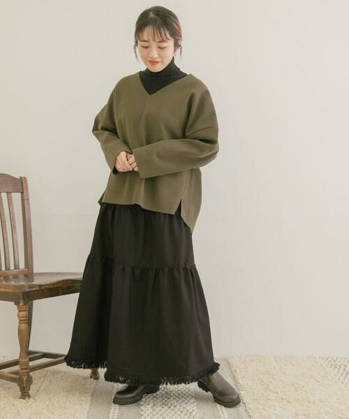 URBAN RESEARCH ITEMS / アーバンリサーチ アイテムズ スカート | ティアードフリンジスカート | 詳細13