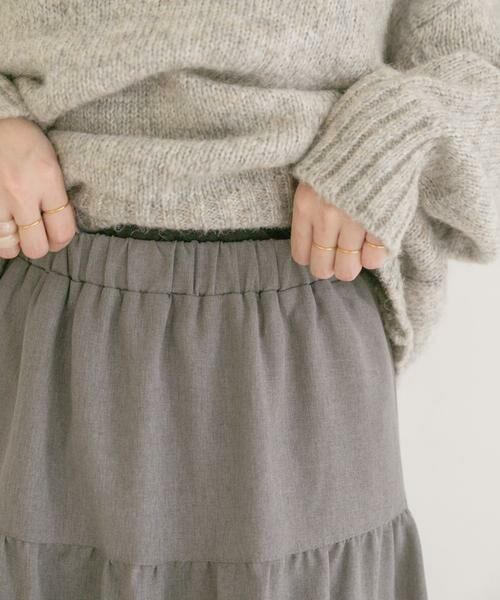 URBAN RESEARCH ITEMS / アーバンリサーチ アイテムズ スカート | ティアードフリンジスカート | 詳細18