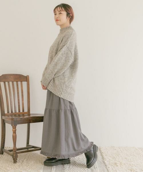 URBAN RESEARCH ITEMS / アーバンリサーチ アイテムズ スカート | ティアードフリンジスカート | 詳細23