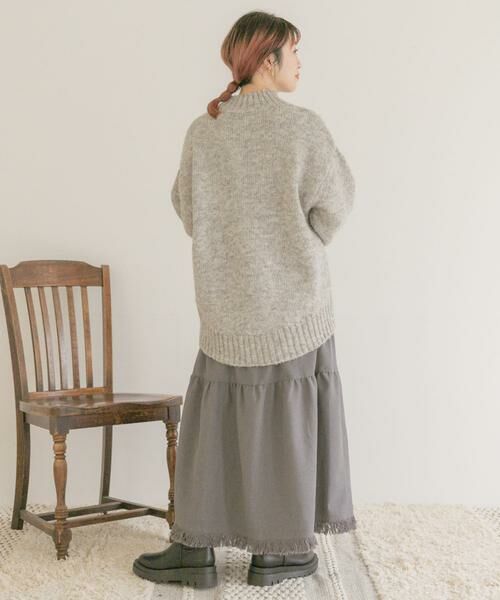 URBAN RESEARCH ITEMS / アーバンリサーチ アイテムズ スカート | ティアードフリンジスカート | 詳細24