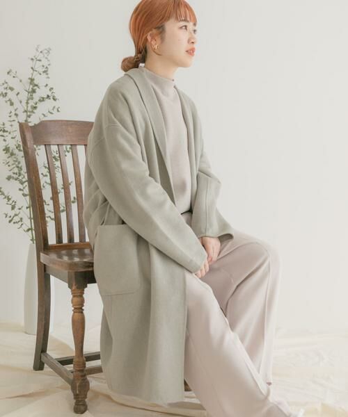 URBAN RESEARCH ITEMS / アーバンリサーチ アイテムズ その他アウター | リバーウールショールカラーコート | 詳細1