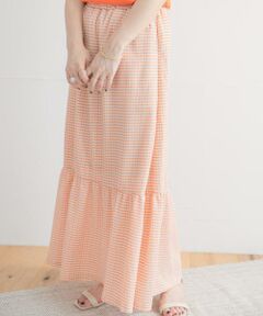 URBAN RESEARCH ITEMS / アーバンリサーチ アイテムズ スカート | チェックキリカエスカート