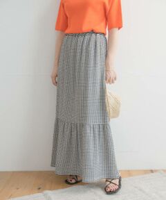 URBAN RESEARCH ITEMS / アーバンリサーチ アイテムズ スカート | チェックキリカエスカート