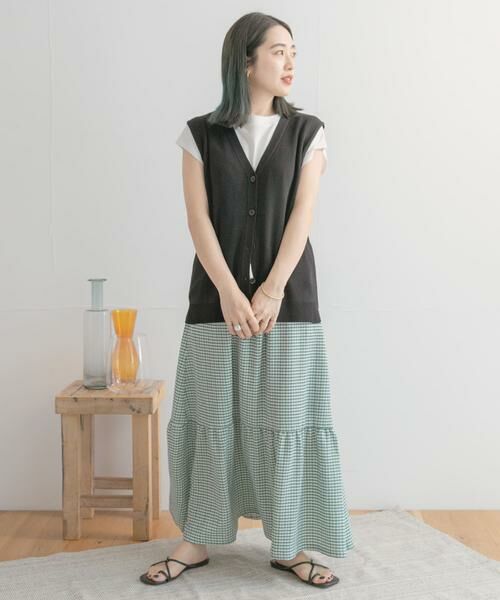 URBAN RESEARCH ITEMS / アーバンリサーチ アイテムズ スカート | チェックキリカエスカート | 詳細18