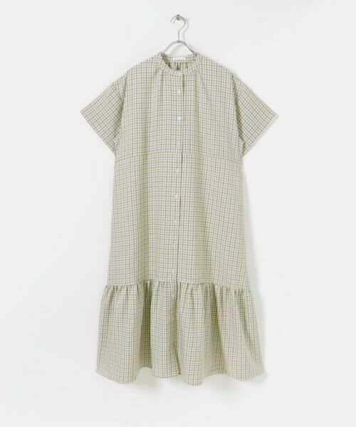 URBAN RESEARCH ITEMS / アーバンリサーチ アイテムズ ワンピース | バンドカラーチェックワンピース | 詳細8