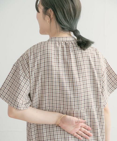URBAN RESEARCH ITEMS / アーバンリサーチ アイテムズ ワンピース | バンドカラーチェックワンピース | 詳細15