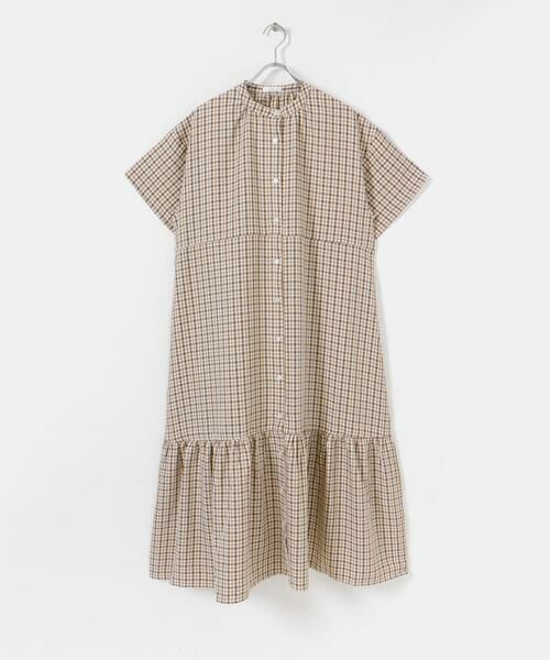 URBAN RESEARCH ITEMS / アーバンリサーチ アイテムズ ワンピース | バンドカラーチェックワンピース | 詳細17