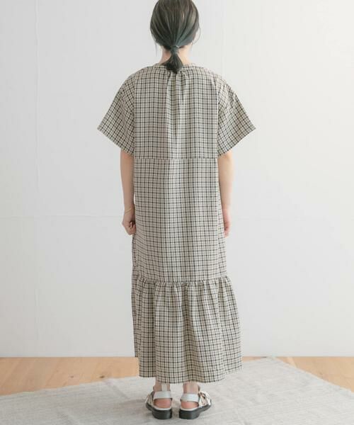 URBAN RESEARCH ITEMS / アーバンリサーチ アイテムズ ワンピース | バンドカラーチェックワンピース | 詳細26