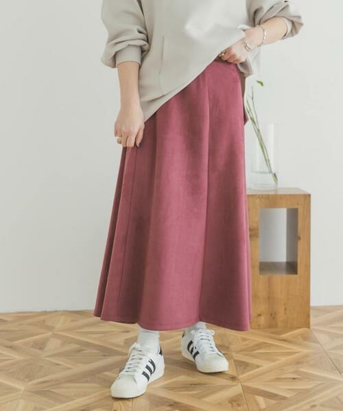 URBAN RESEARCH ITEMS / アーバンリサーチ アイテムズ スカート | フェイクスエードタックフレアスカート | 詳細12