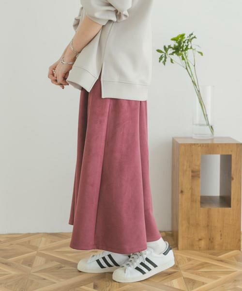 URBAN RESEARCH ITEMS / アーバンリサーチ アイテムズ スカート | フェイクスエードタックフレアスカート | 詳細13