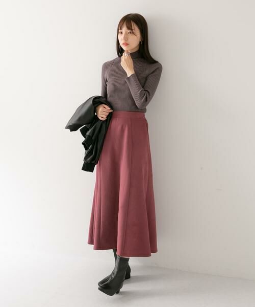 URBAN RESEARCH ITEMS / アーバンリサーチ アイテムズ スカート | フェイクスエードタックフレアスカート | 詳細16