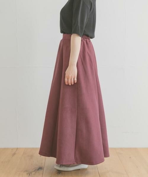 URBAN RESEARCH ITEMS / アーバンリサーチ アイテムズ スカート | フェイクスエードタックフレアスカート | 詳細19