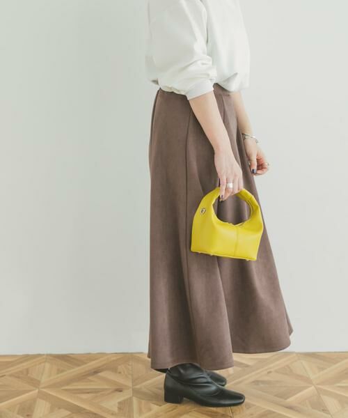 URBAN RESEARCH ITEMS / アーバンリサーチ アイテムズ スカート | フェイクスエードタックフレアスカート | 詳細23