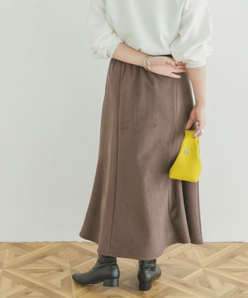 URBAN RESEARCH ITEMS / アーバンリサーチ アイテムズ スカート | フェイクスエードタックフレアスカート | 詳細24