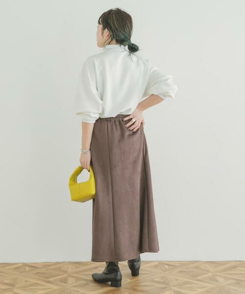 URBAN RESEARCH ITEMS / アーバンリサーチ アイテムズ スカート | フェイクスエードタックフレアスカート | 詳細26