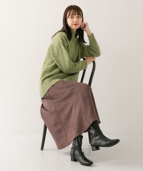 URBAN RESEARCH ITEMS / アーバンリサーチ アイテムズ スカート | フェイクスエードタックフレアスカート | 詳細27