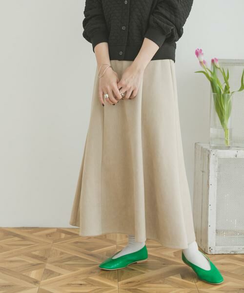 URBAN RESEARCH ITEMS / アーバンリサーチ アイテムズ スカート | フェイクスエードタックフレアスカート | 詳細30