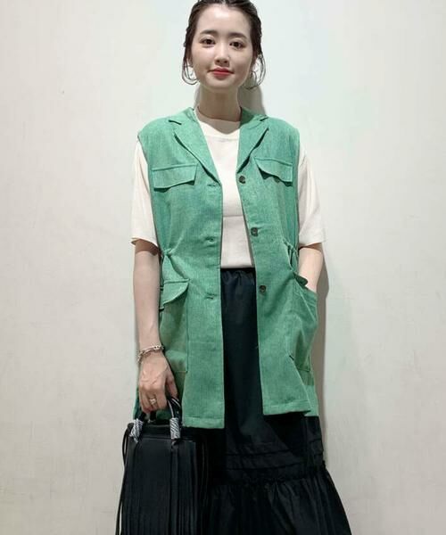 URBAN RESEARCH ITEMS / アーバンリサーチ アイテムズ ベスト | ミリタリーベスト（グリーン）
