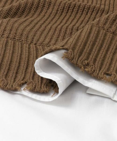 URBAN RESEARCH ITEMS / アーバンリサーチ アイテムズ ニット・セーター | ニットベストドッキングプルオーバー | 詳細10