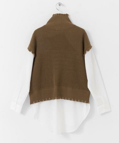 URBAN RESEARCH ITEMS / アーバンリサーチ アイテムズ ニット・セーター | ニットベストドッキングプルオーバー | 詳細9