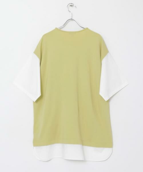 URBAN RESEARCH ITEMS / アーバンリサーチ アイテムズ Tシャツ | 布帛切替レイヤードクルーネックトップス | 詳細5