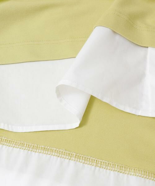 URBAN RESEARCH ITEMS / アーバンリサーチ アイテムズ Tシャツ | 布帛切替レイヤードクルーネックトップス | 詳細6