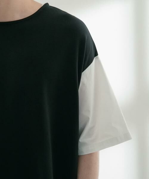 URBAN RESEARCH ITEMS / アーバンリサーチ アイテムズ Tシャツ | 布帛切替レイヤードクルーネックトップス | 詳細16