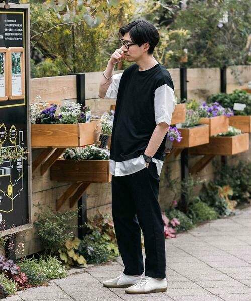 URBAN RESEARCH ITEMS / アーバンリサーチ アイテムズ Tシャツ | 布帛切替レイヤードクルーネックトップス | 詳細9