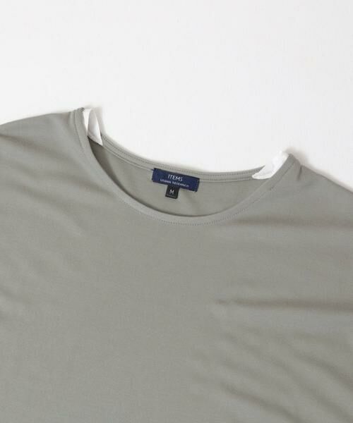 URBAN RESEARCH ITEMS / アーバンリサーチ アイテムズ Tシャツ | 布帛切替レイヤードクルーネックトップス | 詳細25