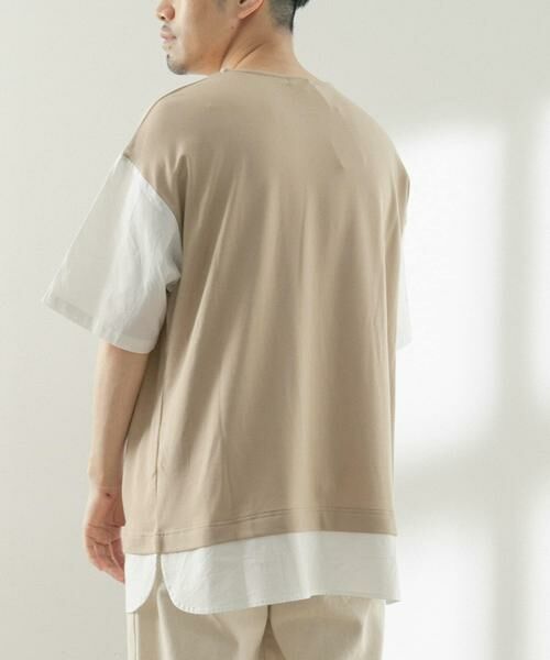 URBAN RESEARCH ITEMS / アーバンリサーチ アイテムズ Tシャツ | 布帛切替レイヤードクルーネックトップス | 詳細27