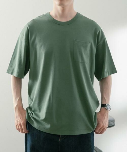 URBAN RESEARCH ITEMS / アーバンリサーチ アイテムズ Tシャツ | シルケットスムース クルーネックTシャツ | 詳細1