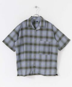 URBAN RESEARCH ITEMS / アーバンリサーチ アイテムズ シャツ・ブラウス | ライトシアーチェック オープンカラー半袖シャツ