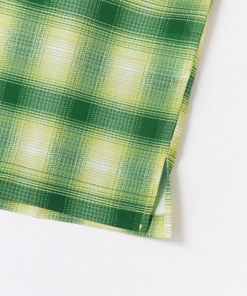 URBAN RESEARCH ITEMS / アーバンリサーチ アイテムズ シャツ・ブラウス | ライトシアーチェック オープンカラー半袖シャツ | 詳細15