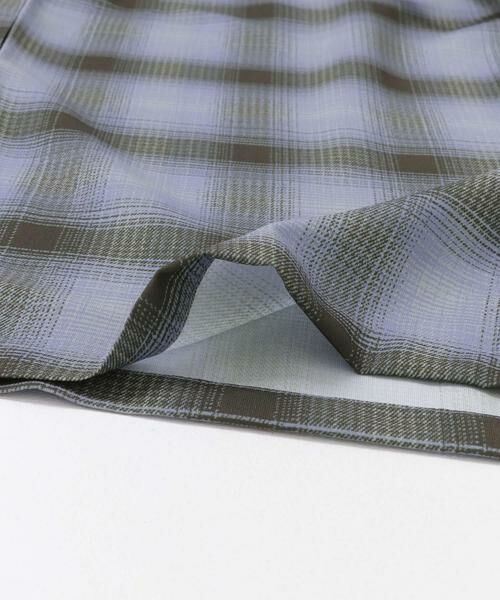 URBAN RESEARCH ITEMS / アーバンリサーチ アイテムズ シャツ・ブラウス | ライトシアーチェック オープンカラー半袖シャツ | 詳細19