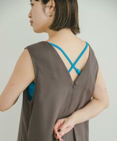 URBAN RESEARCH ITEMS / アーバンリサーチ アイテムズ キャミソール・チューブトップ | リップルバッククロスキャミソール