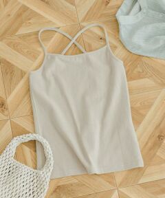 URBAN RESEARCH ITEMS / アーバンリサーチ アイテムズ キャミソール・チューブトップ | リップルバッククロスキャミソール