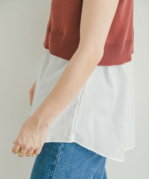 URBAN RESEARCH ITEMS / アーバンリサーチ アイテムズ ニット・セーター | ミラノリブフレンチレイヤードニット | 詳細11