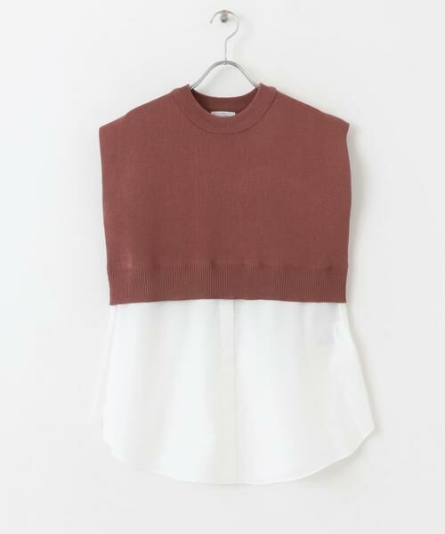 URBAN RESEARCH ITEMS / アーバンリサーチ アイテムズ ニット・セーター | ミラノリブフレンチレイヤードニット | 詳細12