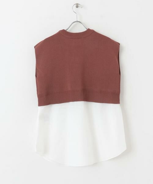 URBAN RESEARCH ITEMS / アーバンリサーチ アイテムズ ニット・セーター | ミラノリブフレンチレイヤードニット | 詳細13