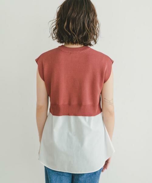 URBAN RESEARCH ITEMS / アーバンリサーチ アイテムズ ニット・セーター | ミラノリブフレンチレイヤードニット | 詳細7