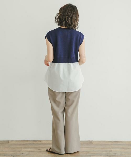 URBAN RESEARCH ITEMS / アーバンリサーチ アイテムズ ニット・セーター | ミラノリブフレンチレイヤードニット | 詳細19