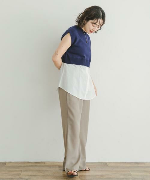 URBAN RESEARCH ITEMS / アーバンリサーチ アイテムズ ニット・セーター | ミラノリブフレンチレイヤードニット | 詳細20