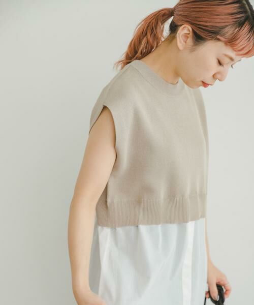URBAN RESEARCH ITEMS / アーバンリサーチ アイテムズ ニット・セーター | ミラノリブフレンチレイヤードニット | 詳細26